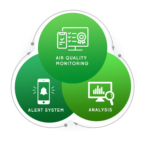 Features of Air Quality Monitoring in a Smart City