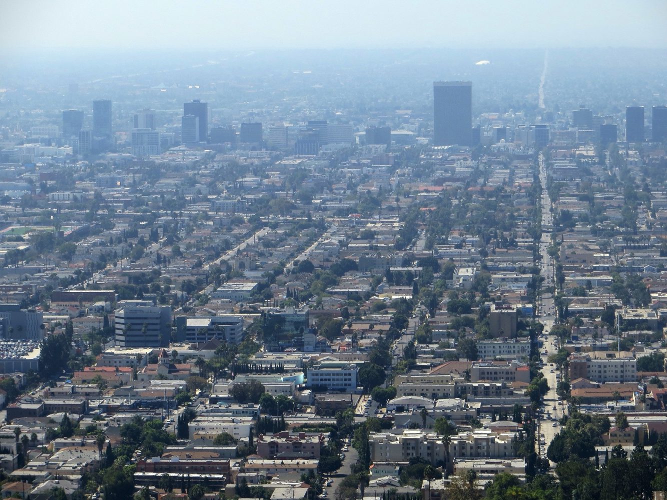 smog in LA