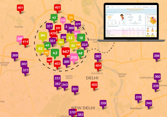 Proposed Hyperlocal Air Quality Monitoring Network in Delhi
