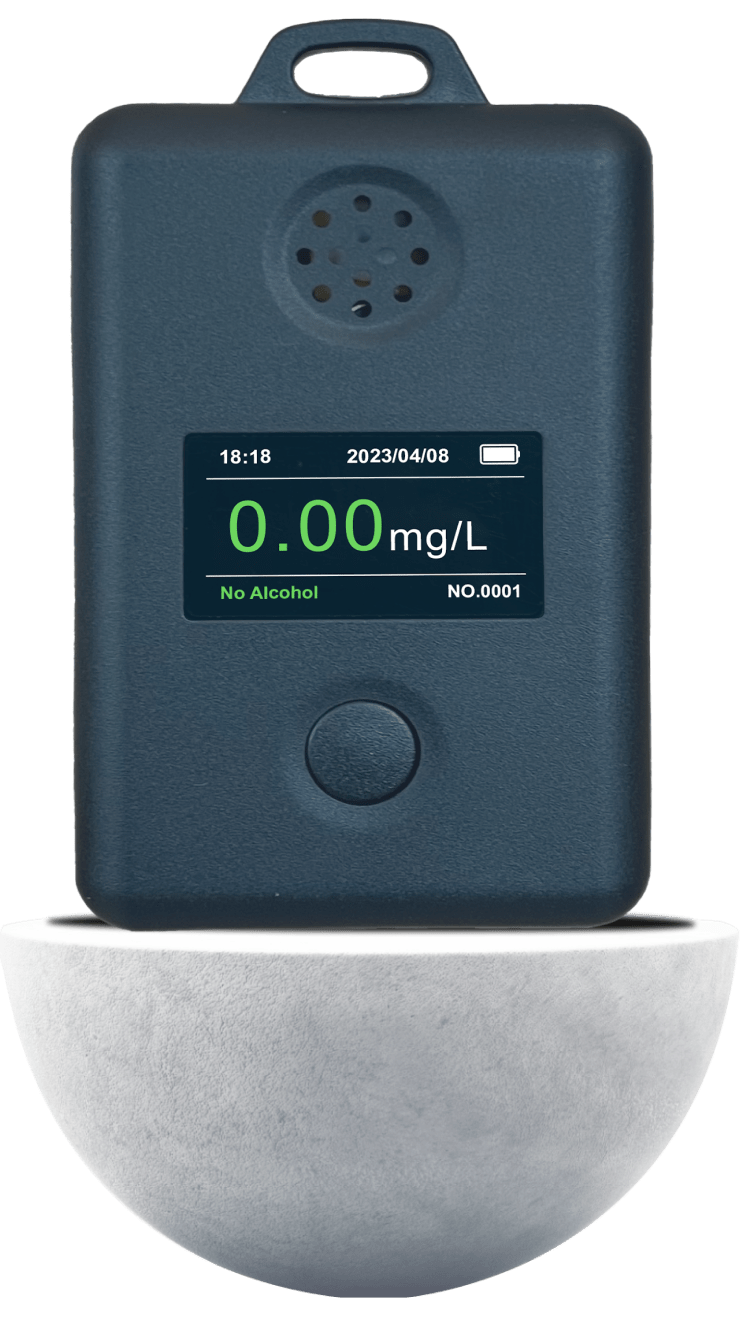 Testeur d'analyseur de souffle à affichage LCD numérique d'alcool