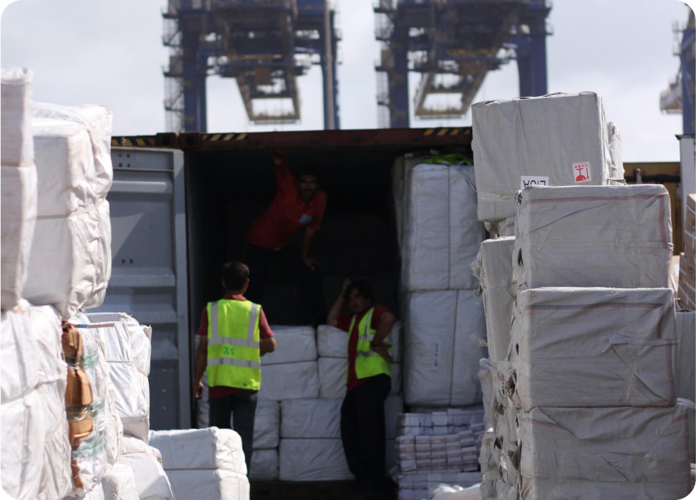 Ladedocks in der Logistikbranche