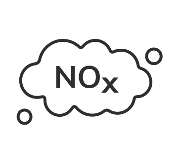 NOx-Gas-Schadstoff