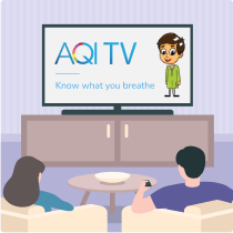 логотип приложения aqi tv