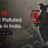 top 10 most polluted cities in India 2024 in Indian map